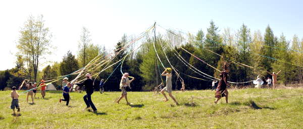 Amber Fox, Radical Faeries, Beltane 2012, May Pole