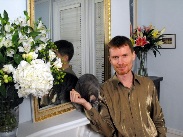 Leif Harmsen, photo of Paul Jenkins at the Lippincottage